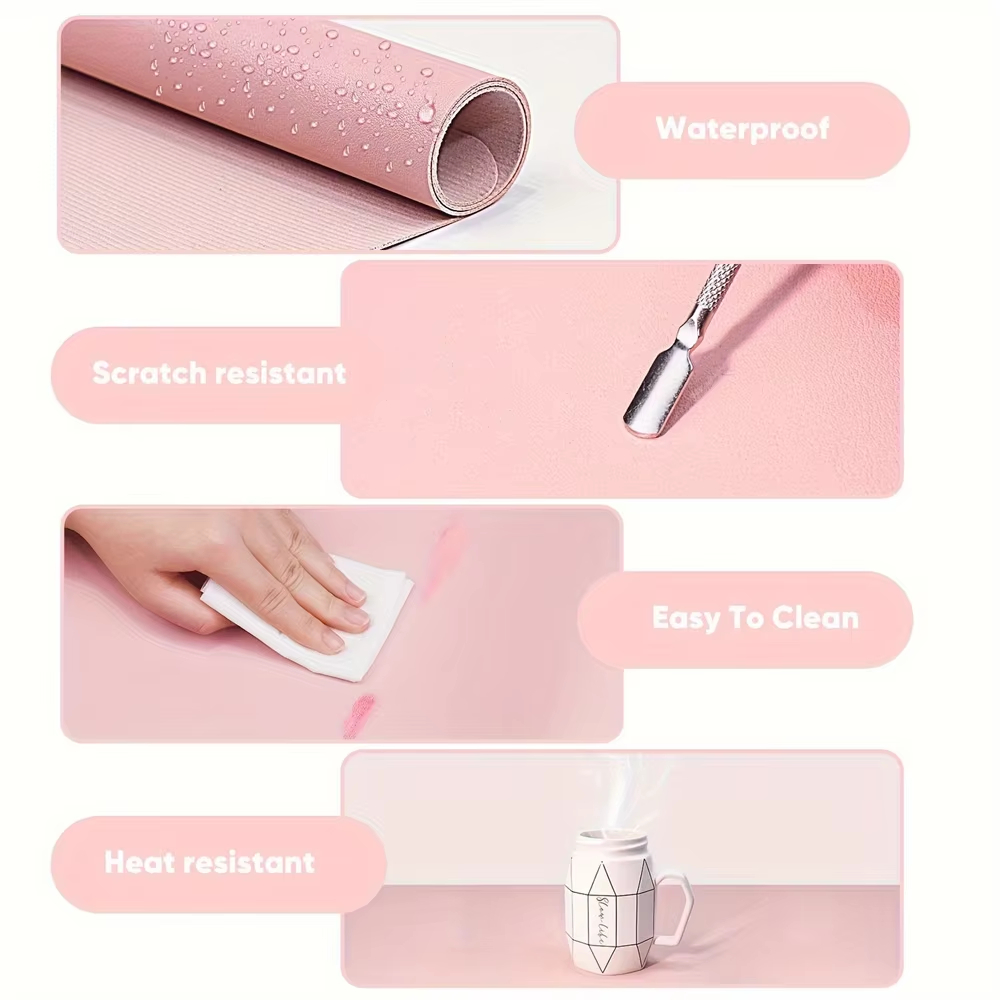 Nail Art Table Mat Foldable Na - огляд і ціна Leather Desk Pad