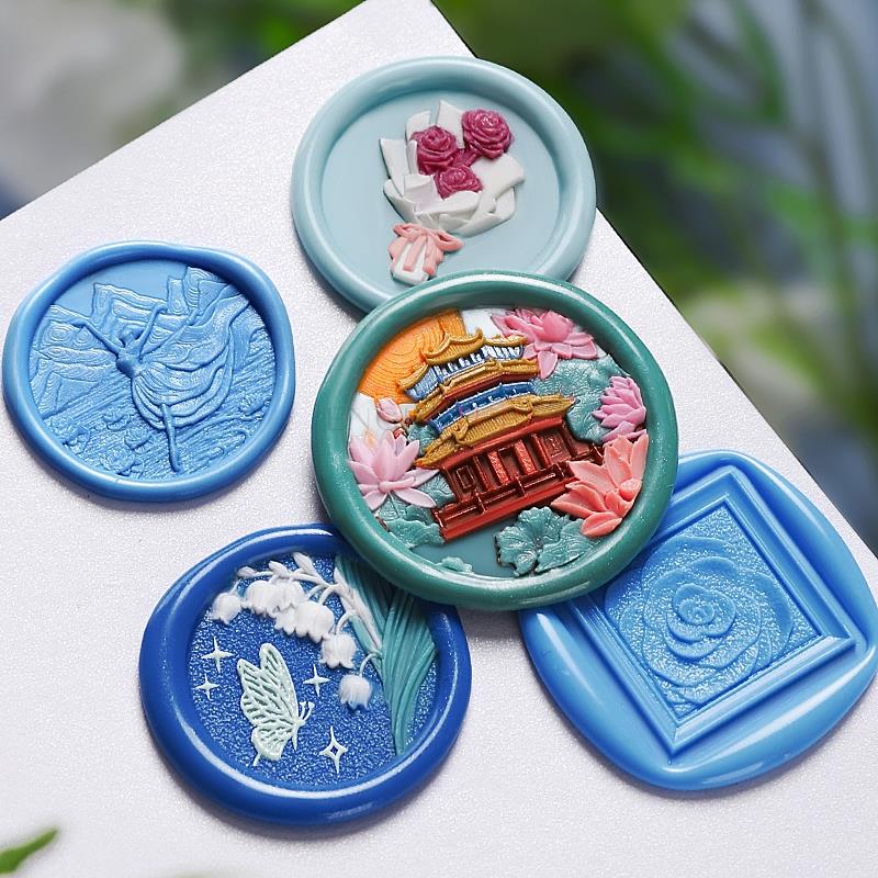 Laser Engraving Embossed 3D Re - огляд і ціна Wax Seal Stamp Set