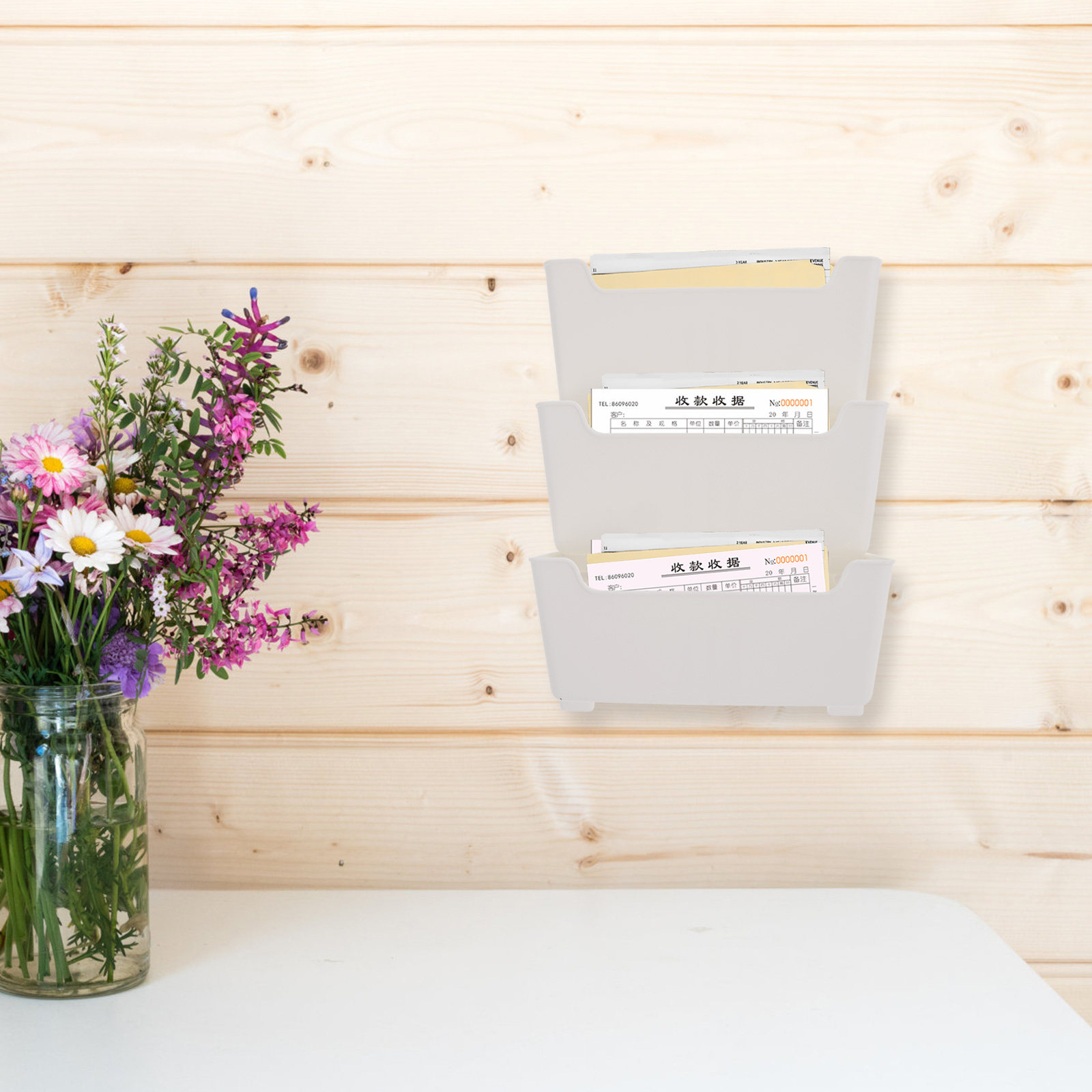 1Set Wall Mounted File Organiz - огляд і ціна Magazine Holder Rack