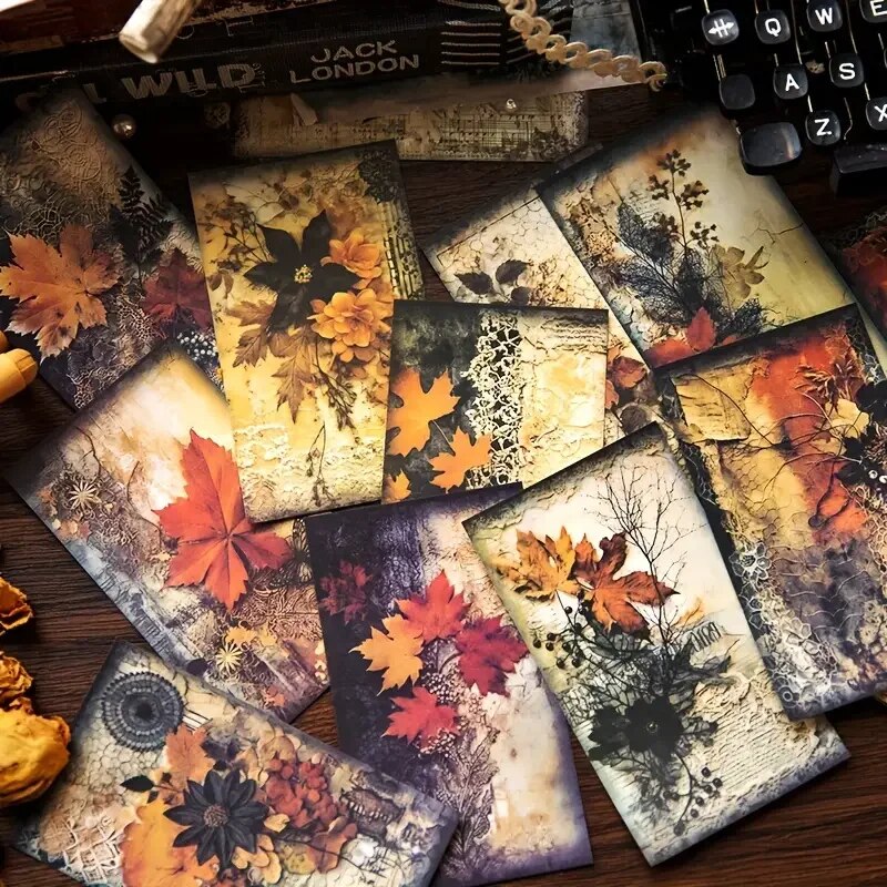 40 PCs Vintage Material Paper  - огляд і ціна Ink Blotter Paper