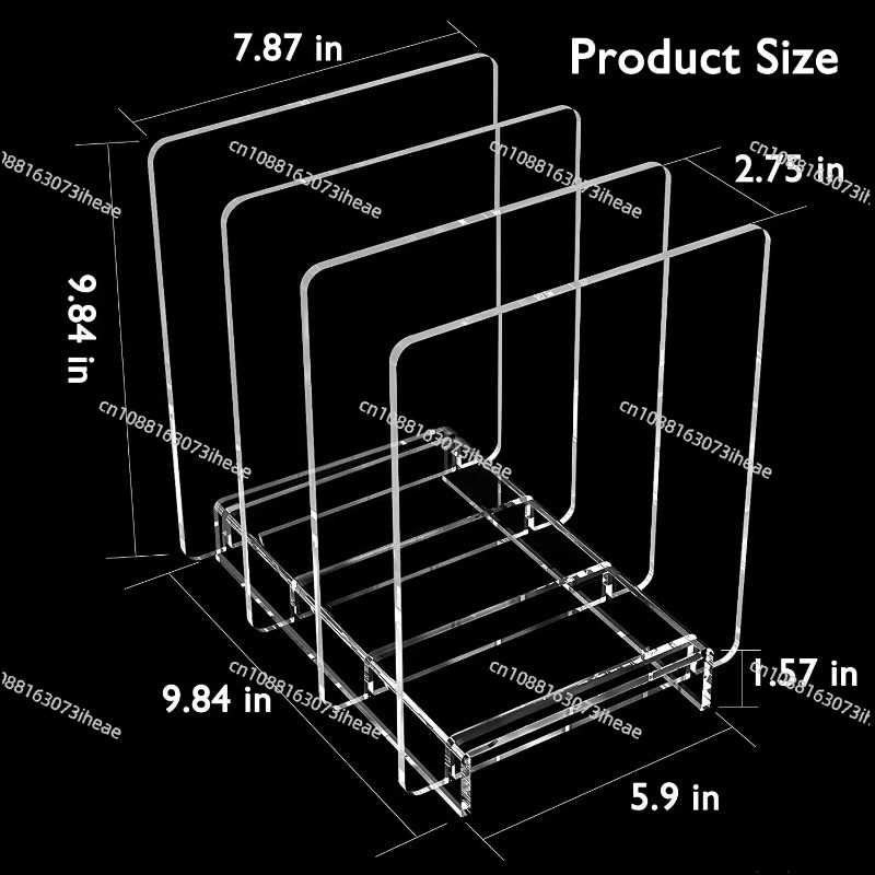 Clear Acrylic Magazine Holder  - огляд і ціна Magazine Holder Rack