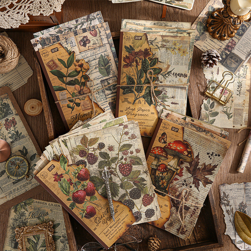 Journamm 30sheets Vintages Scr - огляд і ціна Ink Blotter Paper