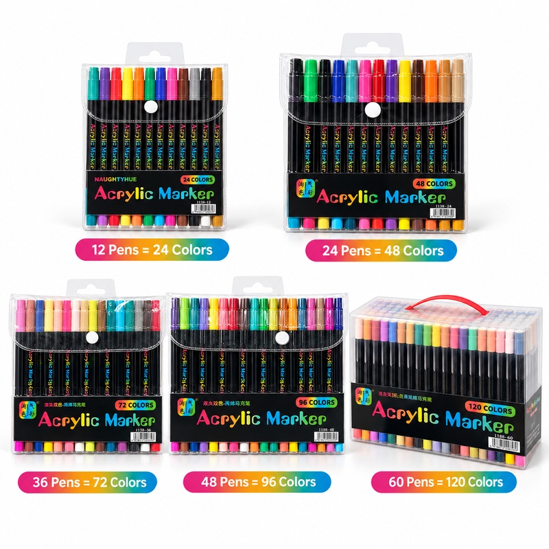 Dual Color Acrylic Paint Marke - огляд і ціна Copic Marker Sketch